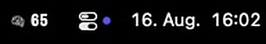 Menu bar style: most critical value